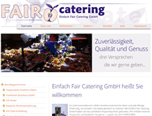 Tablet Screenshot of einfach-fair-catering.de